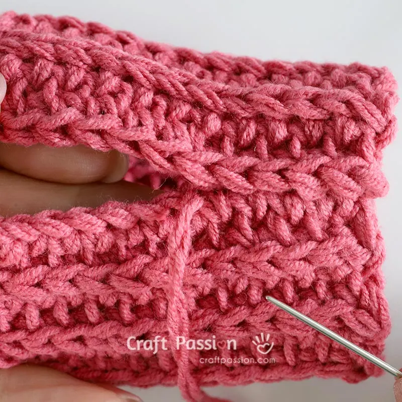 how to crochet tulip step 2.2