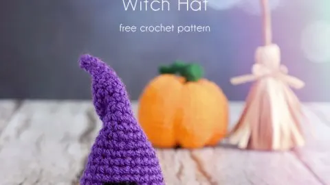 witch hat crochet pattern