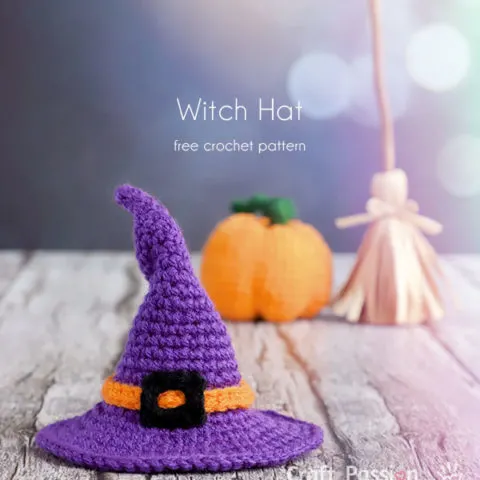 witch hat crochet pattern