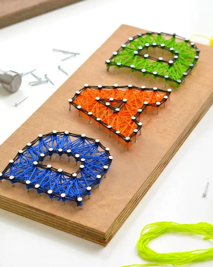 Have a blast on this upcoming Daddy Day with this beautiful homemade Dad string art gift! It is thoughtful and a great collaborative project to make with your kids. Surprise him with this lovely gift idea that he will indeed display in his office, man cave, or on your home mantel. Try it out now.&nbsp;