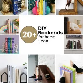 DIY bookends are more than just practical accessories for your bookshelf; they are an opportunity to express your style and add a touch of charm to any room. Functionally, they keep your books upright and organized, preventing them from toppling over and creating a tidy, polished look. So why not get inspired and learn to make some from this list of free designs?