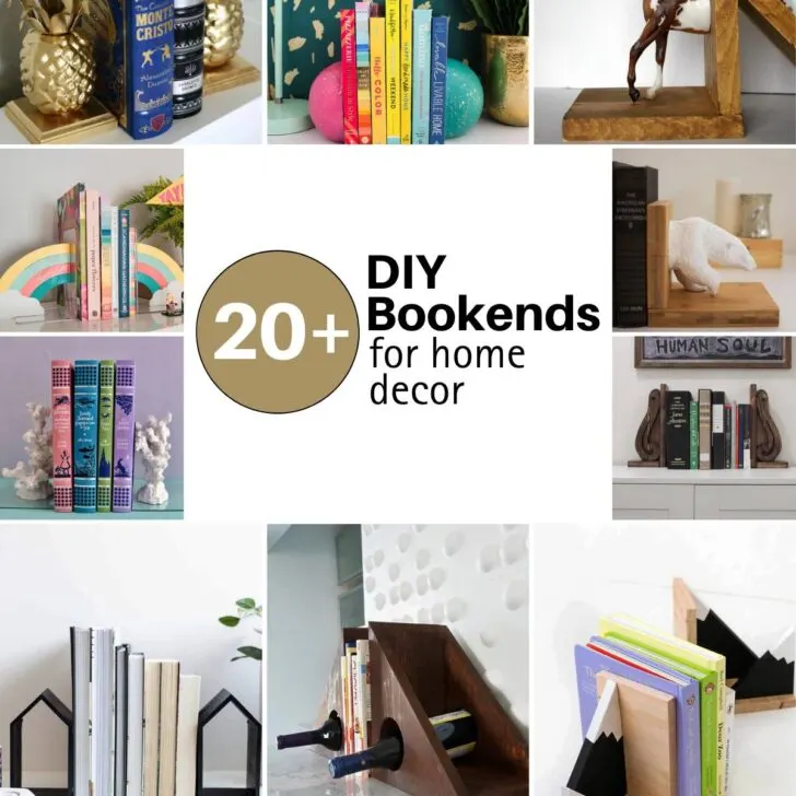 DIY bookends are more than just practical accessories for your bookshelf; they are an opportunity to express your style and add a touch of charm to any room. Functionally, they keep your books upright and organized, preventing them from toppling over and creating a tidy, polished look. So why not get inspired and learn to make some from this list of free designs?
