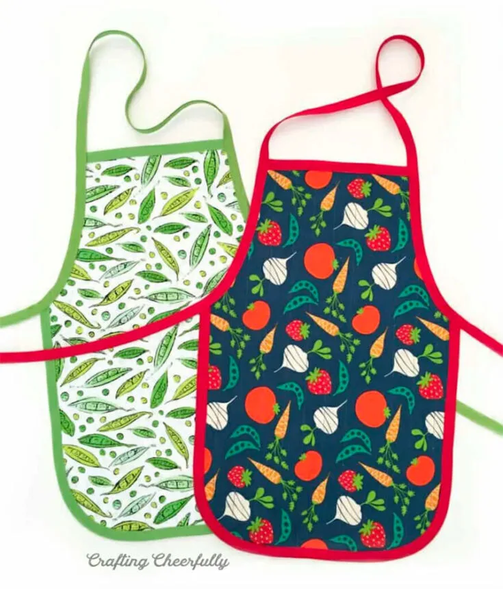 This quilted children's apron is simply adorable! If you've got a dedicated little kitchen helper at your side, this will make a great gift for them. This guide also provides pointers on how to adjust the aprons measurements to fit children of different ages!
