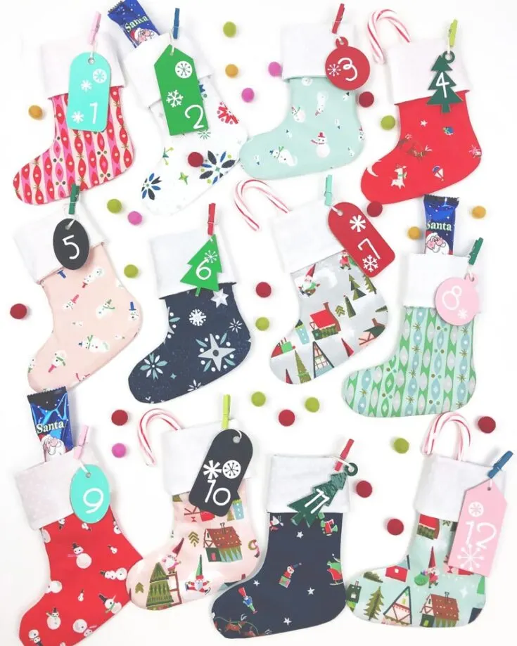 Bored of regular countdowns till Christmas? Transform regular fabric into a jolly DIY adventure with this Christmas Stocking Advent Calendar! Here&rsquo;s a little tip. Fill a pocket with festive surprises daily and let the merry anticipation unfold in style.