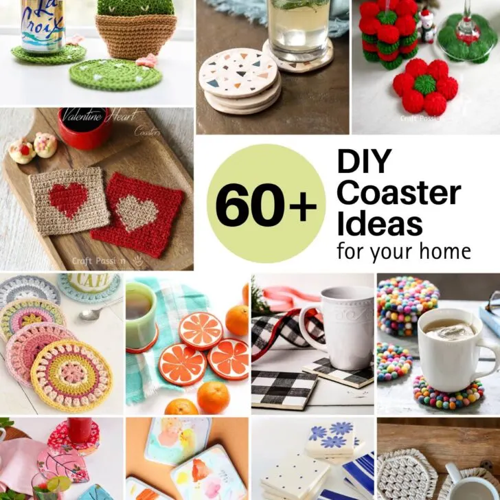 Browse through this list of DIY coasters for a fun afternoon craft activity! With a plethora of design options to choose from, you're spoiled for choice.
