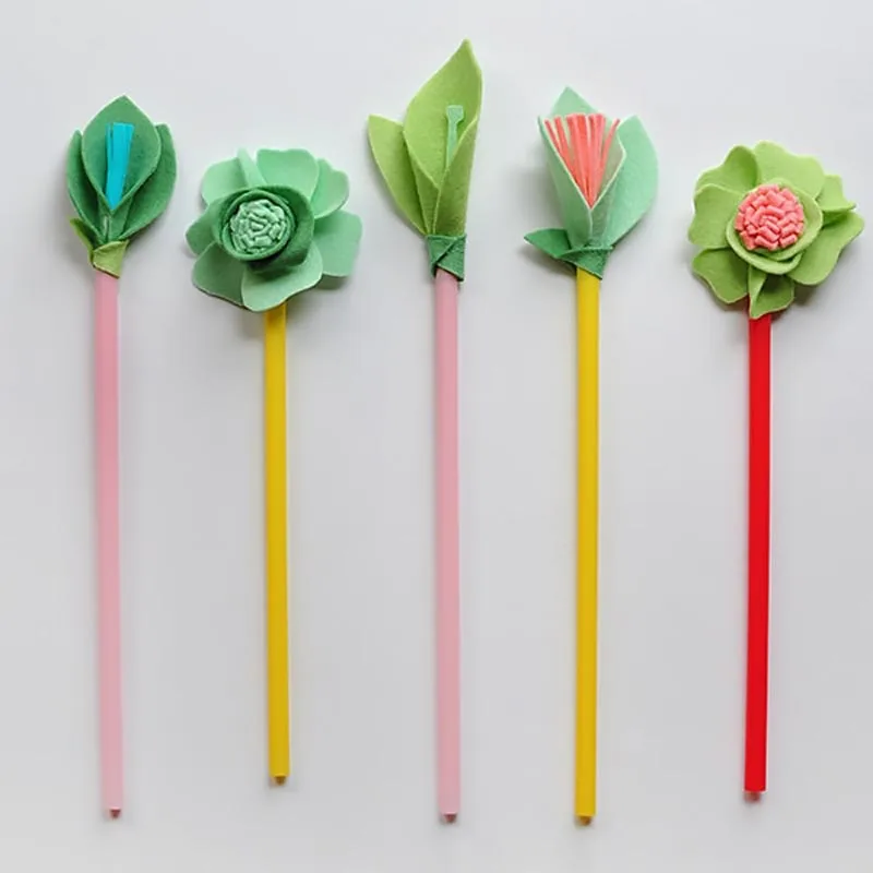 You might like these Felt Flowers! Use simple materials to make these lovely florals that will brighten up your space as they are a sight for sore eyes.