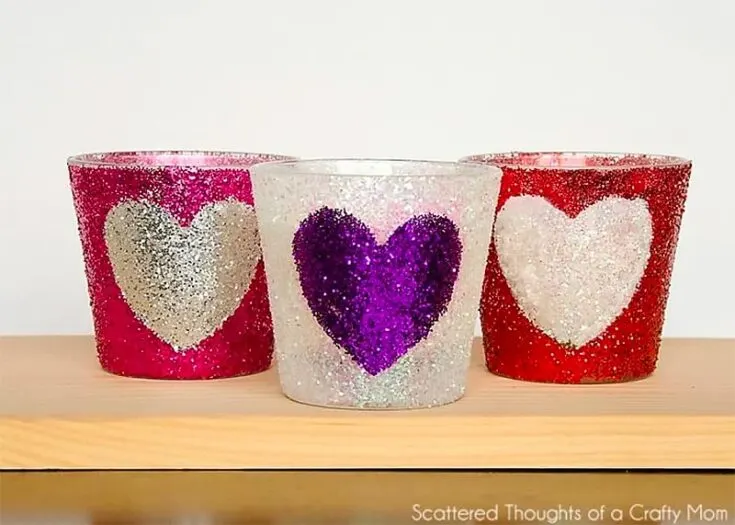 Get your loved one's favorite scented candle, then decorate it with glitter and rhinestones to personalize the candle!