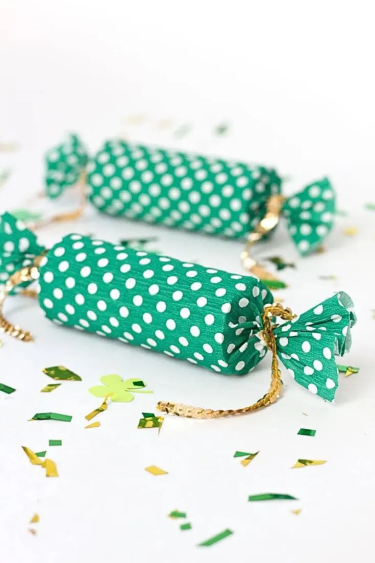 Get into the festive mood with these DIY lucky poppers to celebrate St. Patrick&rsquo;s Day! If you&rsquo;re not wearing green on this significant day, just crack one of these open to get an abundance of good Irish luck.