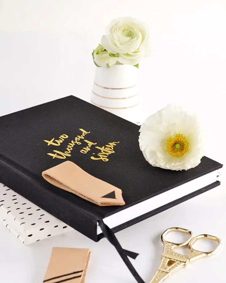 Create timeless-looking bookmarks with leather and magnetic strips; they're quick to make and ensure you never lose your spot. Give it a few minutes, and you'll have a sleek, modern accessory for your books.