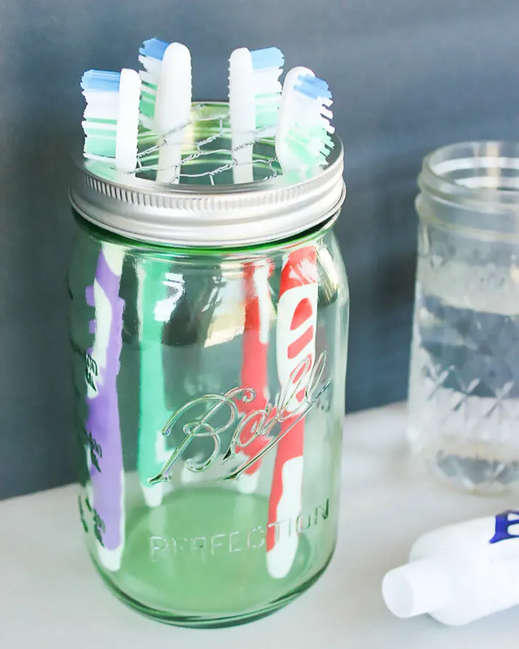 Here's another dollar tree craft that is so cheap you can do it yourself! Your kids won't have an excuse not to brush their teeth anymore. Keep your toilet and your kids' teeth clean with this easy, simple, and fun craft!