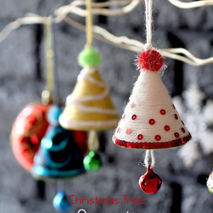 Learn how to make simple and quick Styrofoam Christmas tree ornaments to decorate your tree and bring festive cheer to your holiday season!