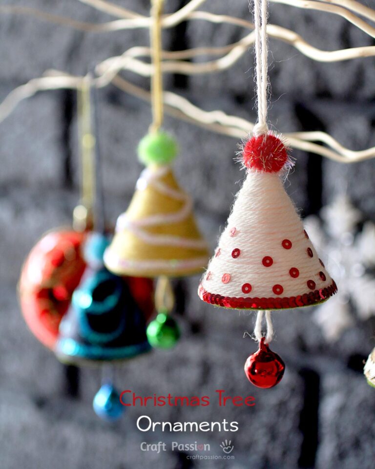Learn how to make simple and quick Styrofoam Christmas tree ornaments to decorate your tree and bring festive cheer to your holiday season!