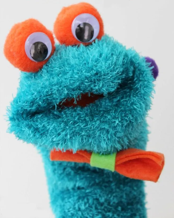 What we love about this craft is that you can make a scary monster into a fun and cuddle one! It's a great puppet for customization, and your kids will be begging for fun storytimes with this cute companion.