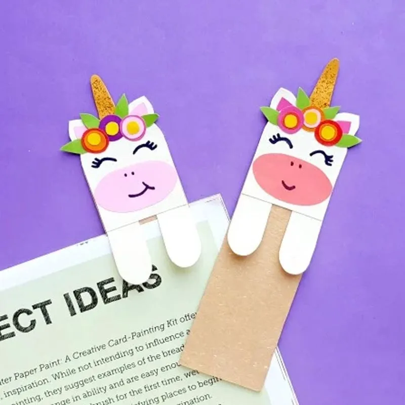 Create magical moments with this DIY Paper Craft Unicorn Bookmark! With the free downloadable template, this craft is perfect for young readers to get into the hobby of crafting while enjoying a fantasy novel!