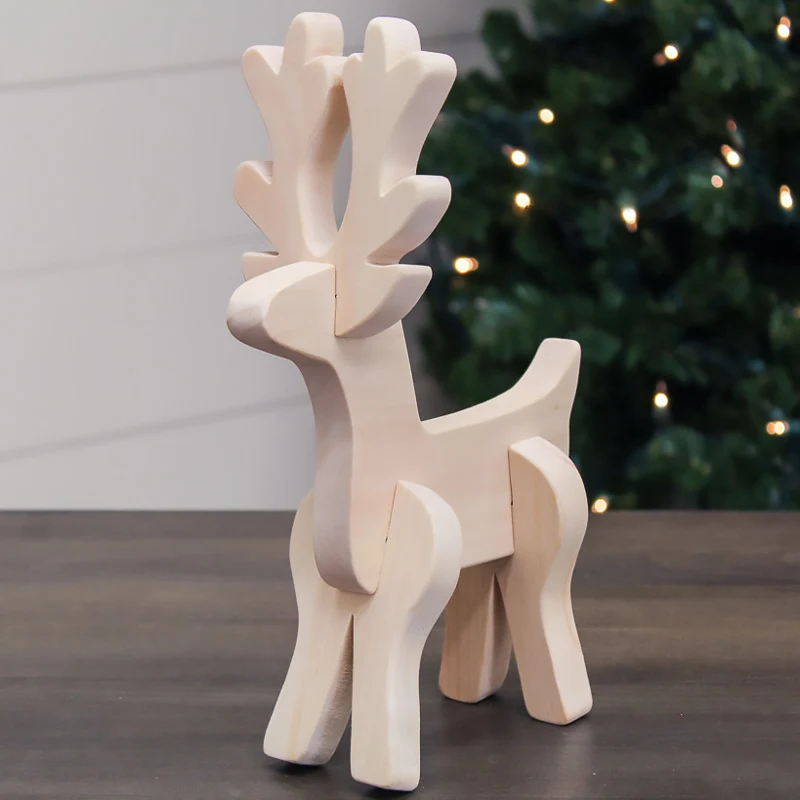 Follow along as Saws on Skates teaches us the simple steps to make this Tabletop Reindeer. It is easy to make sure that beginners can follow through. Make a family of reindeer with this craft!
