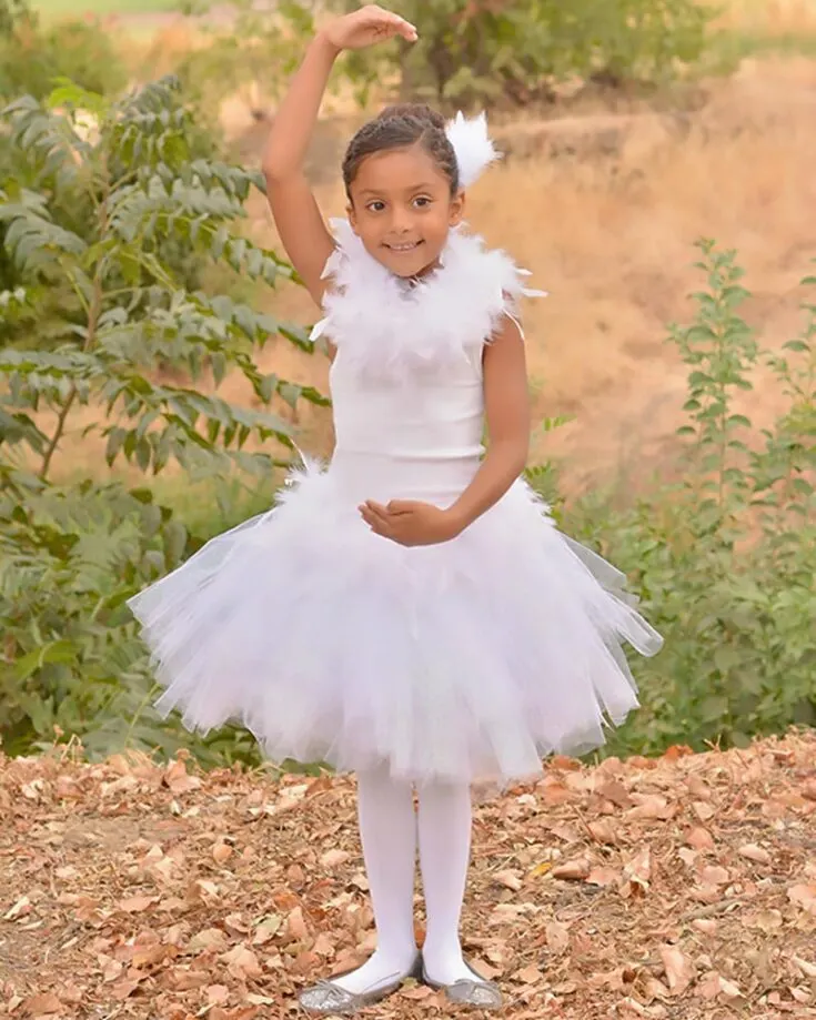 Fly gracefully into a world of magical wonder with this costume. It is easy and straightforward, and the tutorial provides clear instructions on transforming your kids into a graceful ballerina swan!