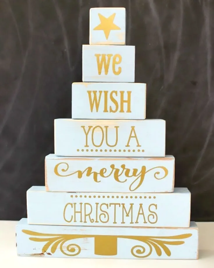 Heres another Christmas tree idea for you guys. If money and space is something you are tight on and don't want to miss out on the Christmas tradition of having a tree try this out! You can even inscribe words/ phrases to make it more meaningful.