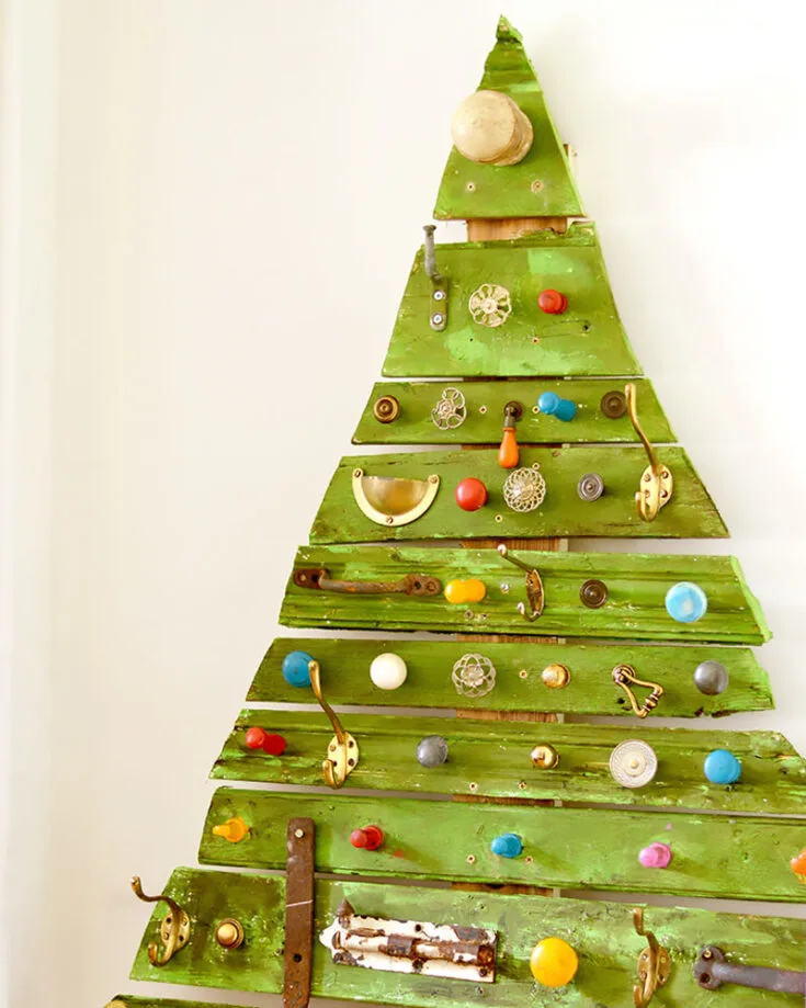 Find yourself lacking the funds and space for a real Christmas tree? Try this tutorial out making use of scraps. This Wooden Christmas Tree allows for interesting ornament selections as well!