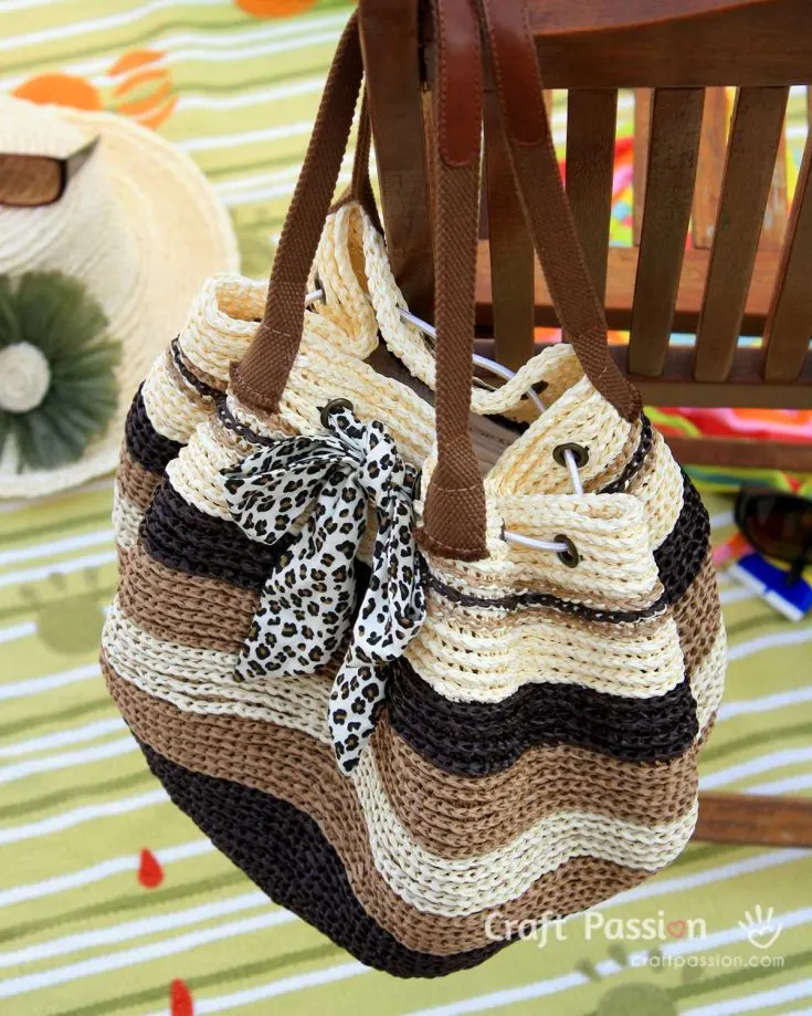 beach bag crochet pattern
