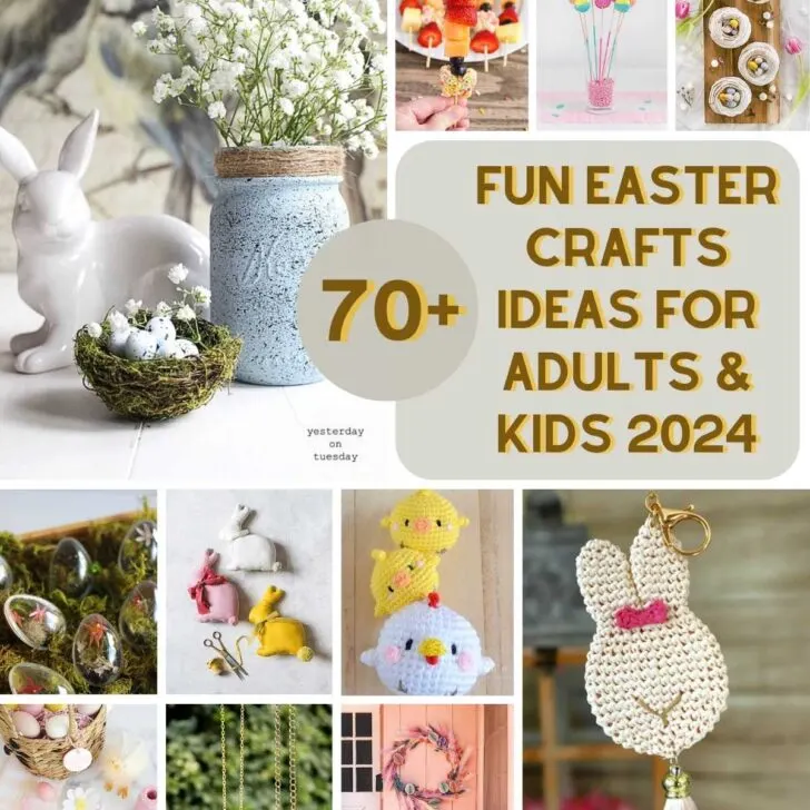 Gather your friends & family to be immersed in these fun Easter Crafts. Ideas ranging from egg decor, bunny-themed treats, & more. Perfect for kids & adults.