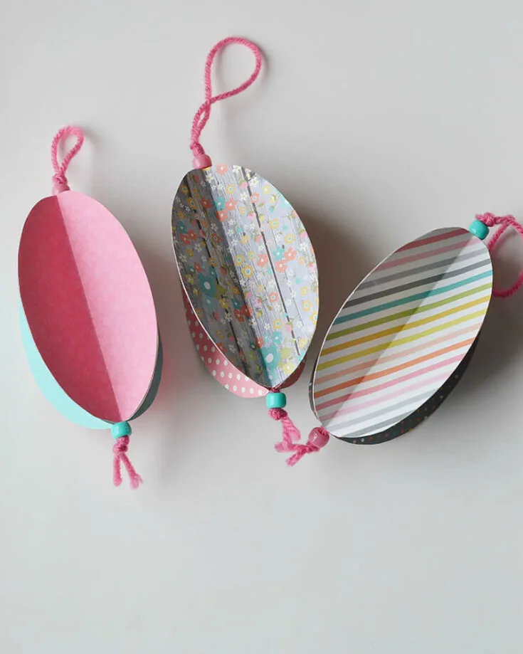 Spruce up your Spring decor with these simple egg ornaments that could go well with garlands, or as hanging decor around your living room area. Have your kids join you on this fun and interactive craft to hone their crafting skills as well!&nbsp;