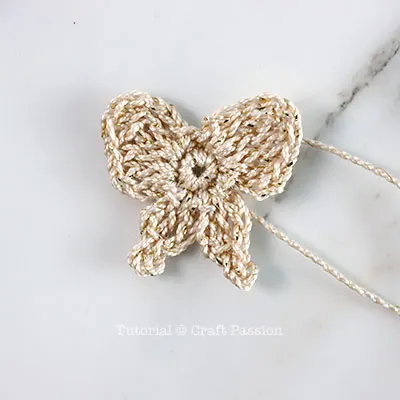 how to crochet butterfly