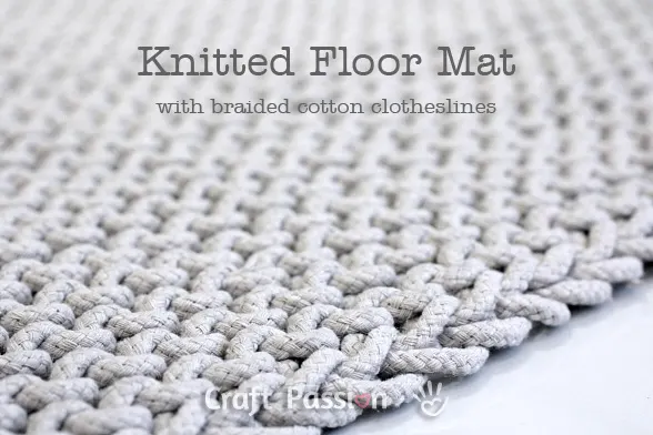 knit floor mat