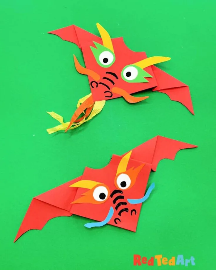 If you&rsquo;re after a more "Chinese-style" dragon, this origami dragon is perfect&mdash;and it doubles as an excellent corner bookmark, too!