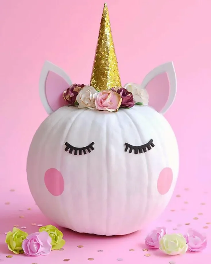 Transform your pumpkins with this tutorial! Make them into a playful unicorn that will sprinkle magic all over your home. It&rsquo;s mess-free and incredibly fun to make.