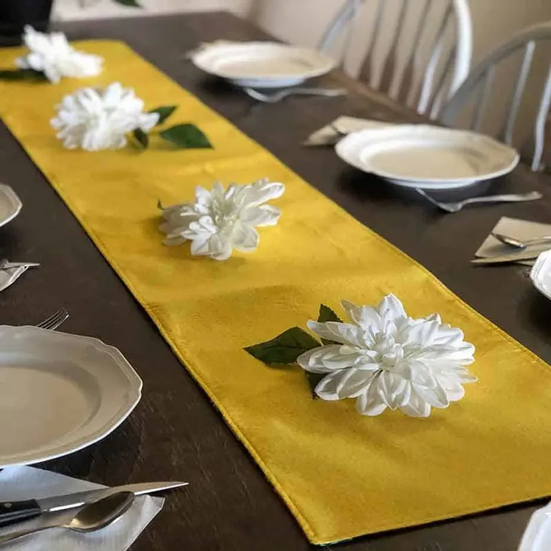 Sew this gorgeous and simple design that is catered to beginners! It's the perfect accent piece for Easter, Sunday dinners, and other special gatherings. It's reversible with a primary color on one side and a floral print fabric on the other.&nbsp; Table runner size: 14" x 72"&nbsp;