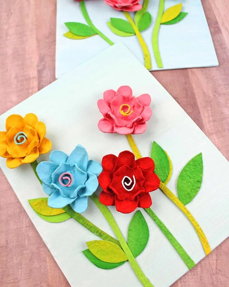 Did you know you can upcycle egg cartons into wonderful Mother&rsquo;s Day crafts? Now is the time to grab those cartons and transform them into vibrant rose blossoms that are bursting with color. All you need to do after is attach them to a handmade card, and you&rsquo;ll have a delightful bouquet for Momma.