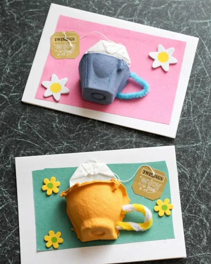Let&rsquo;s slip on some creativity with these adorable tea cup cards! Guess what? They&rsquo;re also made of egg cartons and pipe cleaners! Isn&rsquo;t it so cute and chic? Now&rsquo;s the time to brew up some crafting fun and let your creative freedom run wild.