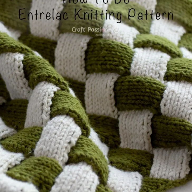 Get the video tutorial Entrelac knitting pattern to create a beautiful interwoven squares design. Ideal for making blankets, scarves, bags & sweaters.