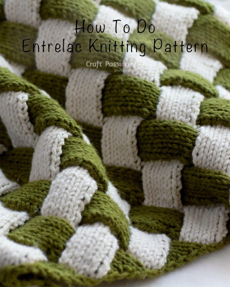 Get the video tutorial Entrelac knitting pattern to create a beautiful interwoven squares design. Ideal for making blankets, scarves, bags & sweaters.