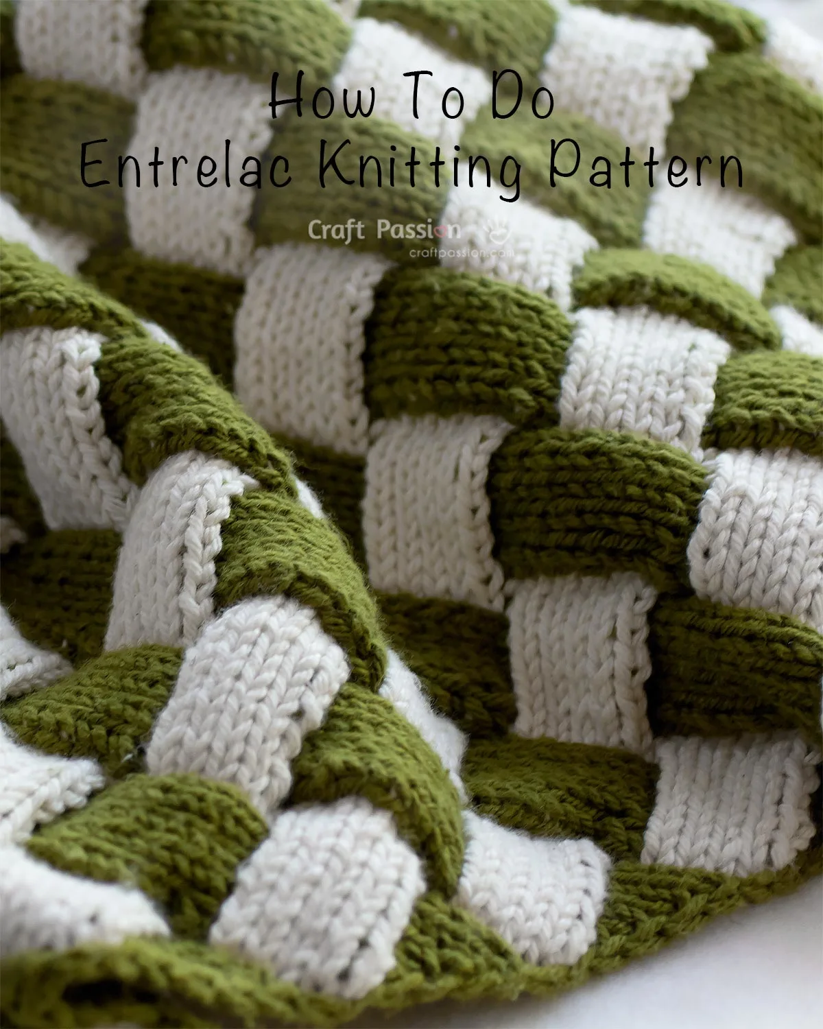 Get the video tutorial Entrelac knitting pattern to create a beautiful interwoven squares design. Ideal for making blankets, scarves, bags & sweaters.