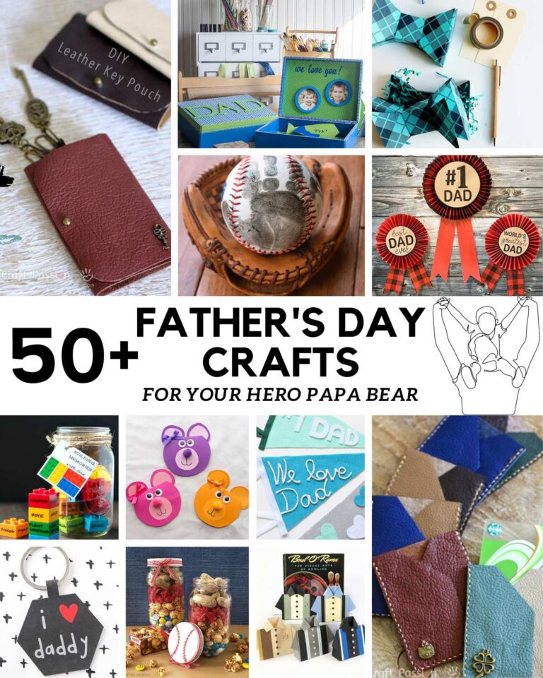 Browse our list of free Father's Day crafts to shower your dad with love. From homemade crafts to unique ideas that will leave him in awe.