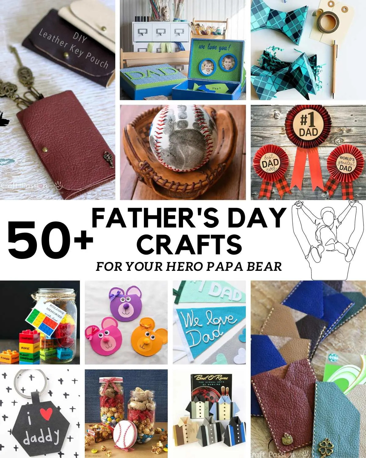 Browse our list of free Father's Day crafts to shower your dad with love. From homemade crafts to unique ideas that will leave him in awe.