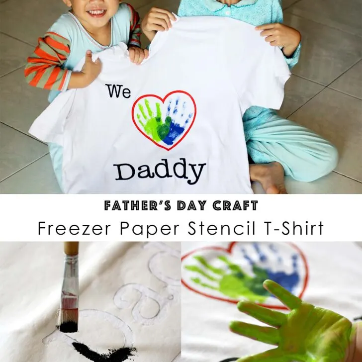 Learn how to make a handprint T-shirt with a 
