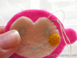 how to sew felt