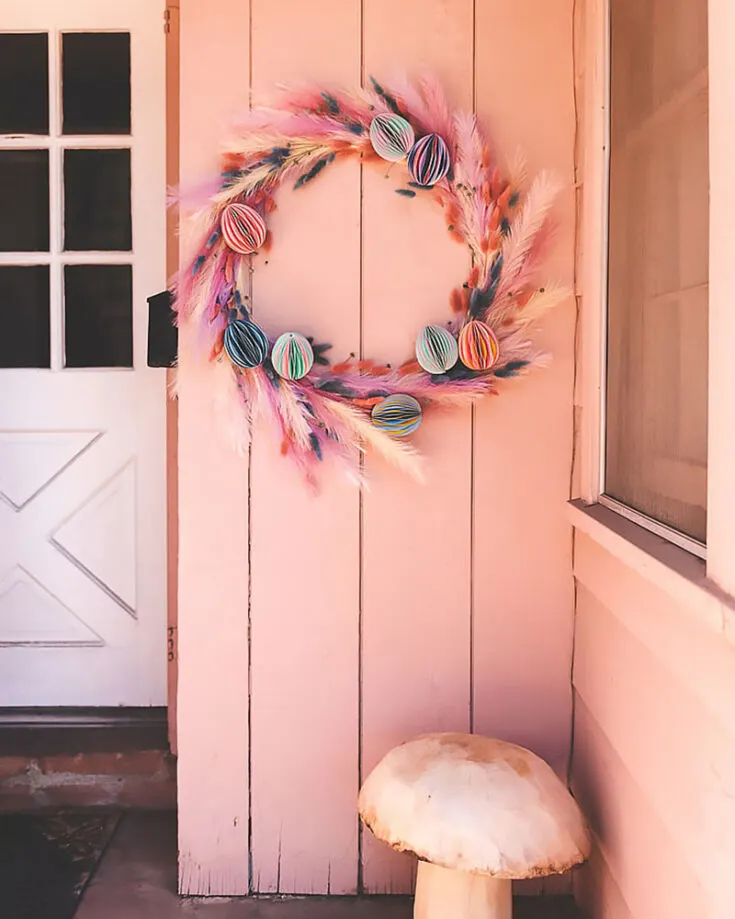 Here&rsquo;s an intricate design for all the adults looking for age-appropriate crafts this Easter! You can&rsquo;t miss out on making DIY wreaths for every holiday celebration. Collect some dried or artificial flowers and glue them together to create this amazing masterpiece.&nbsp;