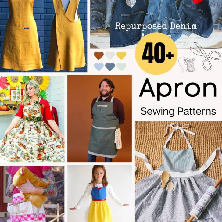 Are you going to sew yourself an apron that is both functional and comfortable? We've got a variety of free apron patterns for you! Here is our collection of apron sewing patterns, which includes bib aprons, cross-back and waist aprons, and aprons for children and adults.