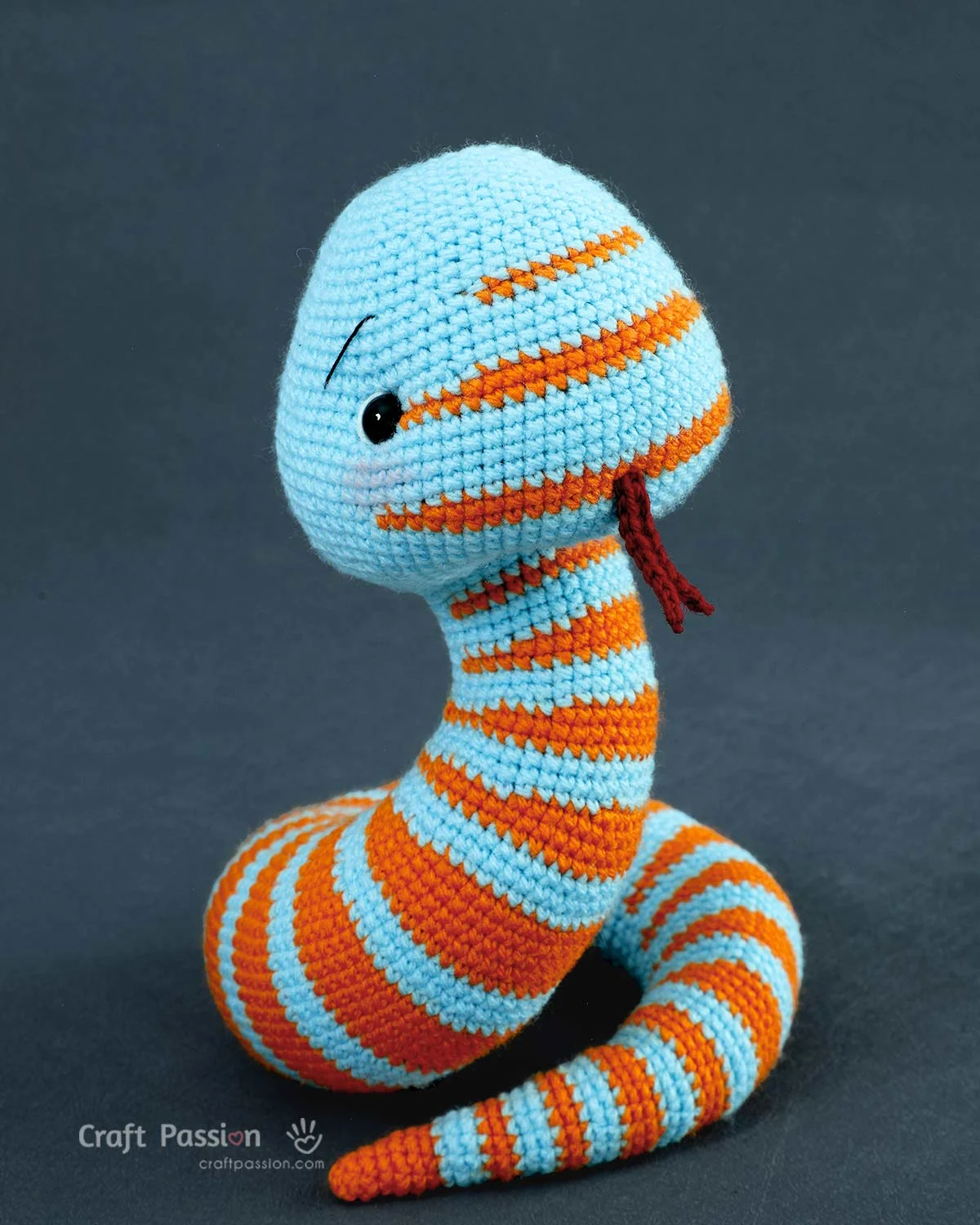 learn how to make Suki, the amigurumi snake, with this free crochet snake pattern. Suki is one of the crochet animals in ZooVenture collection. Designed by Joanne Loh for Craft Passion.