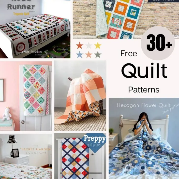 Need more quilt patterns for the family? Here are free quilt patterns to choose from! These lovely quilt patterns are easy enough for all levels.