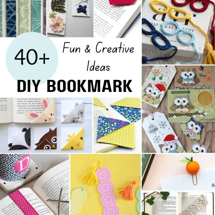 We've hand-picked a list of fun DIY bookmark ideas for you to make! From cute, dainty origami designs to more artsy watercolor and crochet ideas.