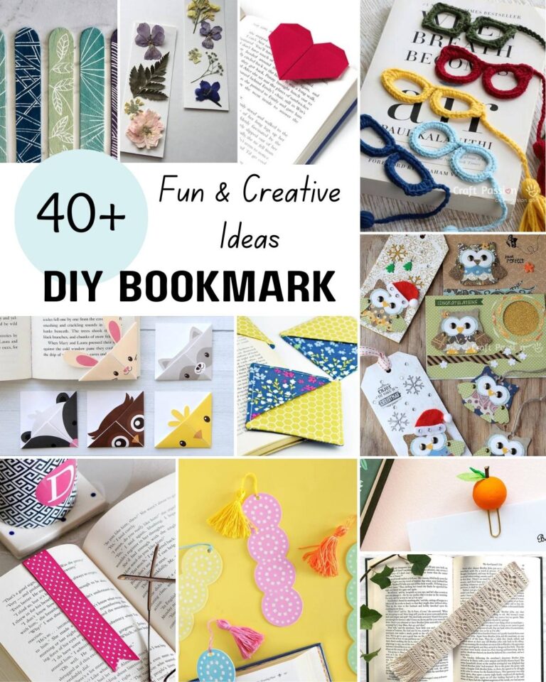 We've hand-picked a list of fun DIY bookmark ideas for you to make! From cute, dainty origami designs to more artsy watercolor and crochet ideas.