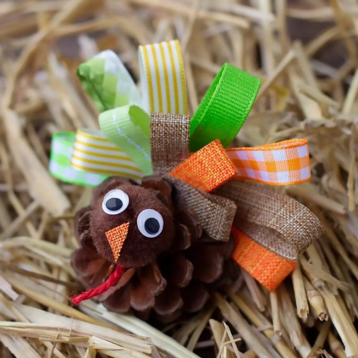 Here's a creative DIY project that teaches you to incorporate nature into your creations. Using pinecones adds a natural and rustic touch to your Thanksgiving decor! Not to mention, they can be easily sourced from your backyard.
