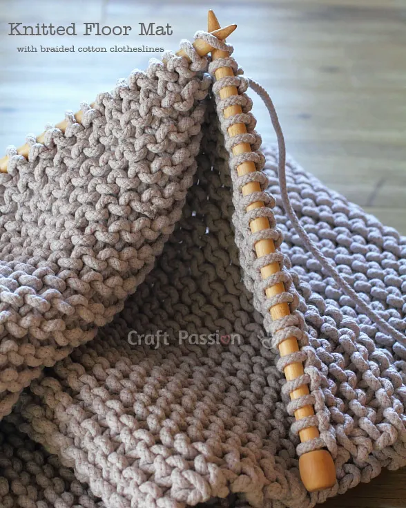 giant knit with cotton rope