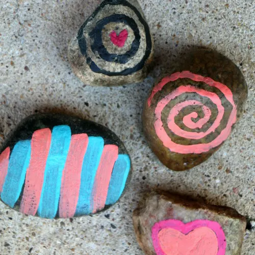 glow in the dark rock painting ideas
