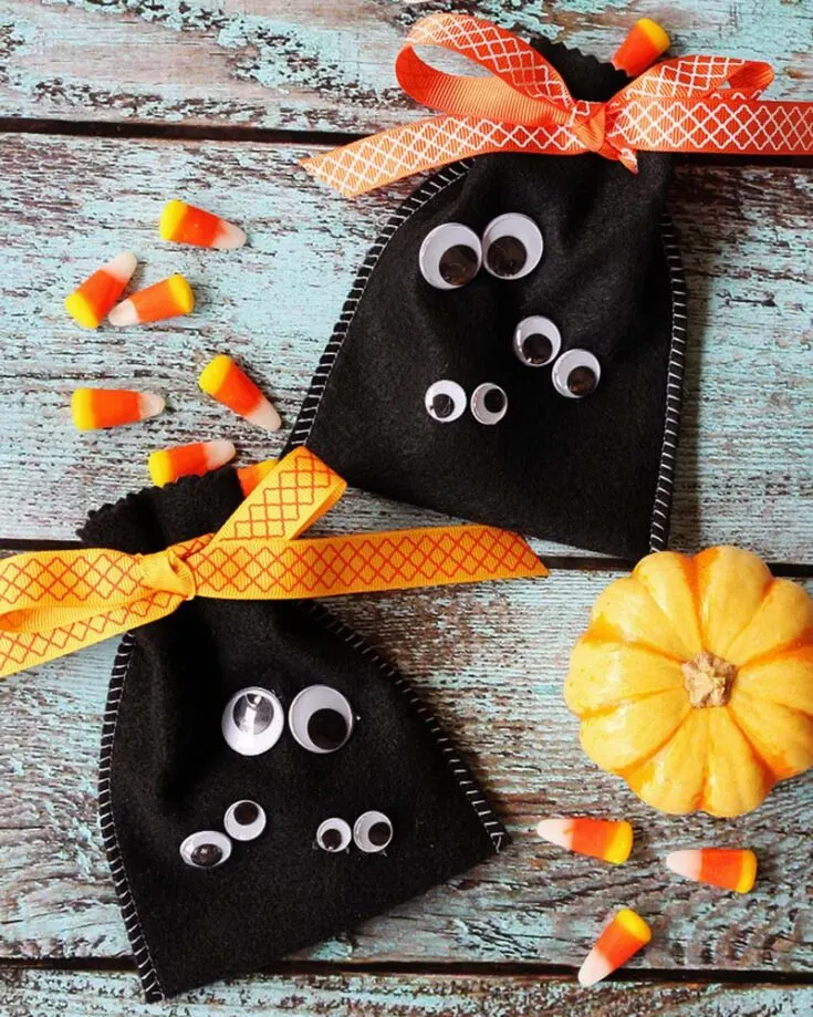Want to impress your neighbors, friends, and families this year? Try out this Googly Halloween Treat bag that will add character to a simple bag. Watch them smile in thankfulness and awe!