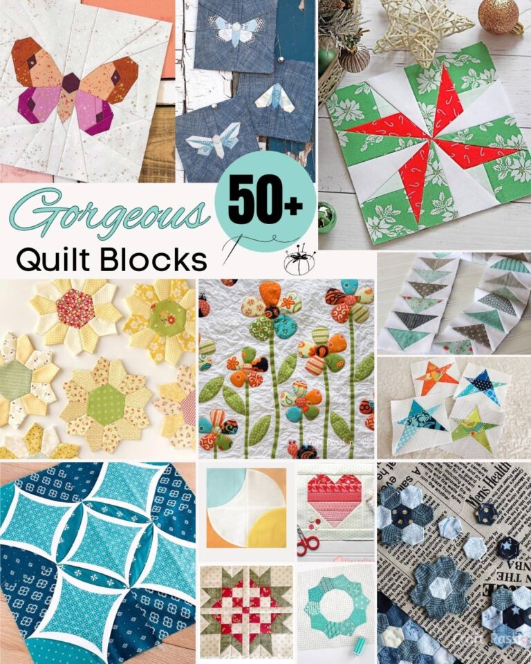 Let's discover what quilt blocks you can make to spice up your quilting sessions! Browse our extensive collection of free quilt block patterns!